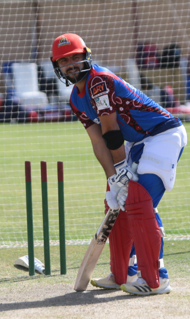 Haider Ali focusing on his batting
